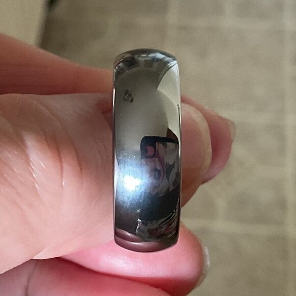 Stainless Steel men bang ring New without tag Size US 12 - Picture 9 of 9